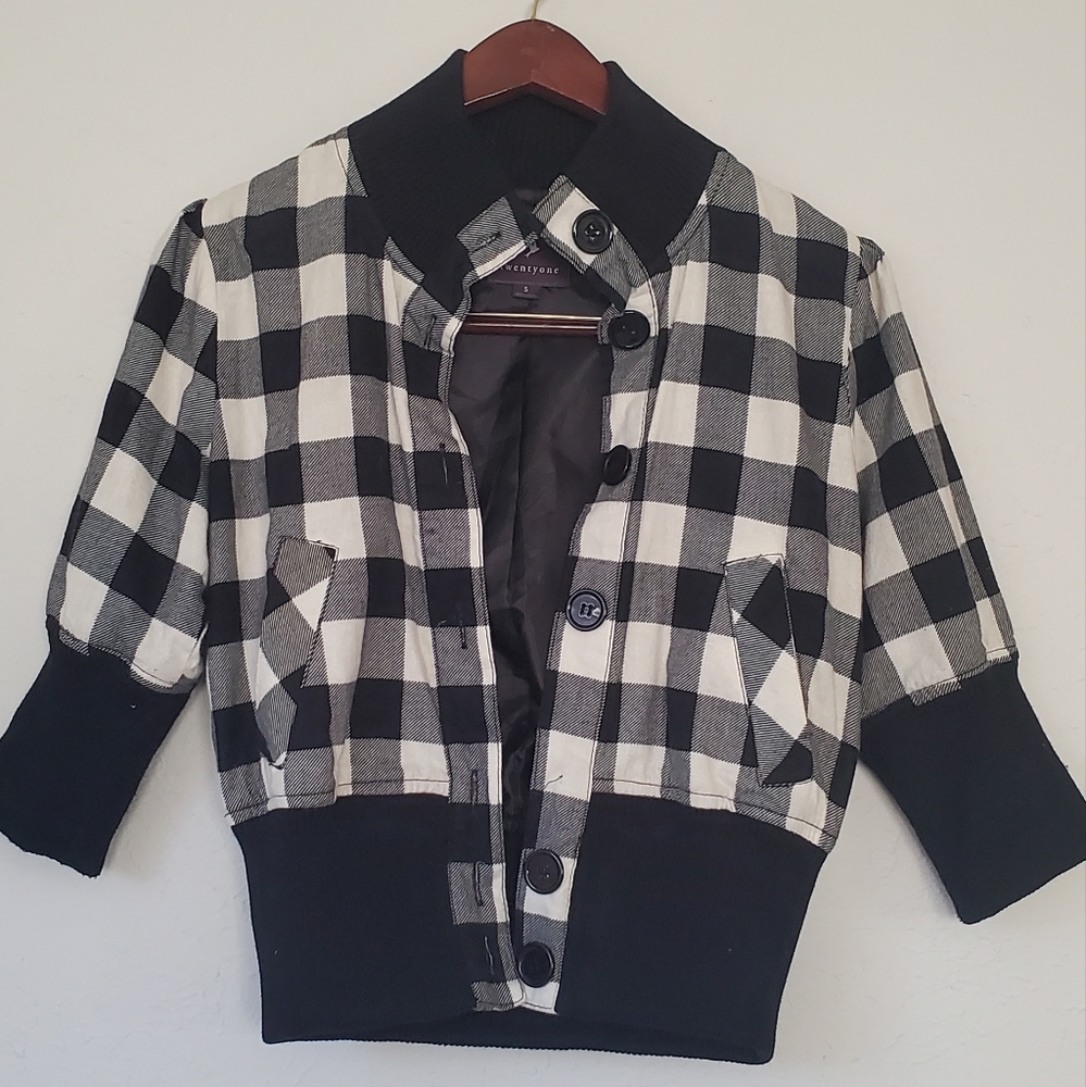 FOREVER TWENTY ONE CROP JACKET